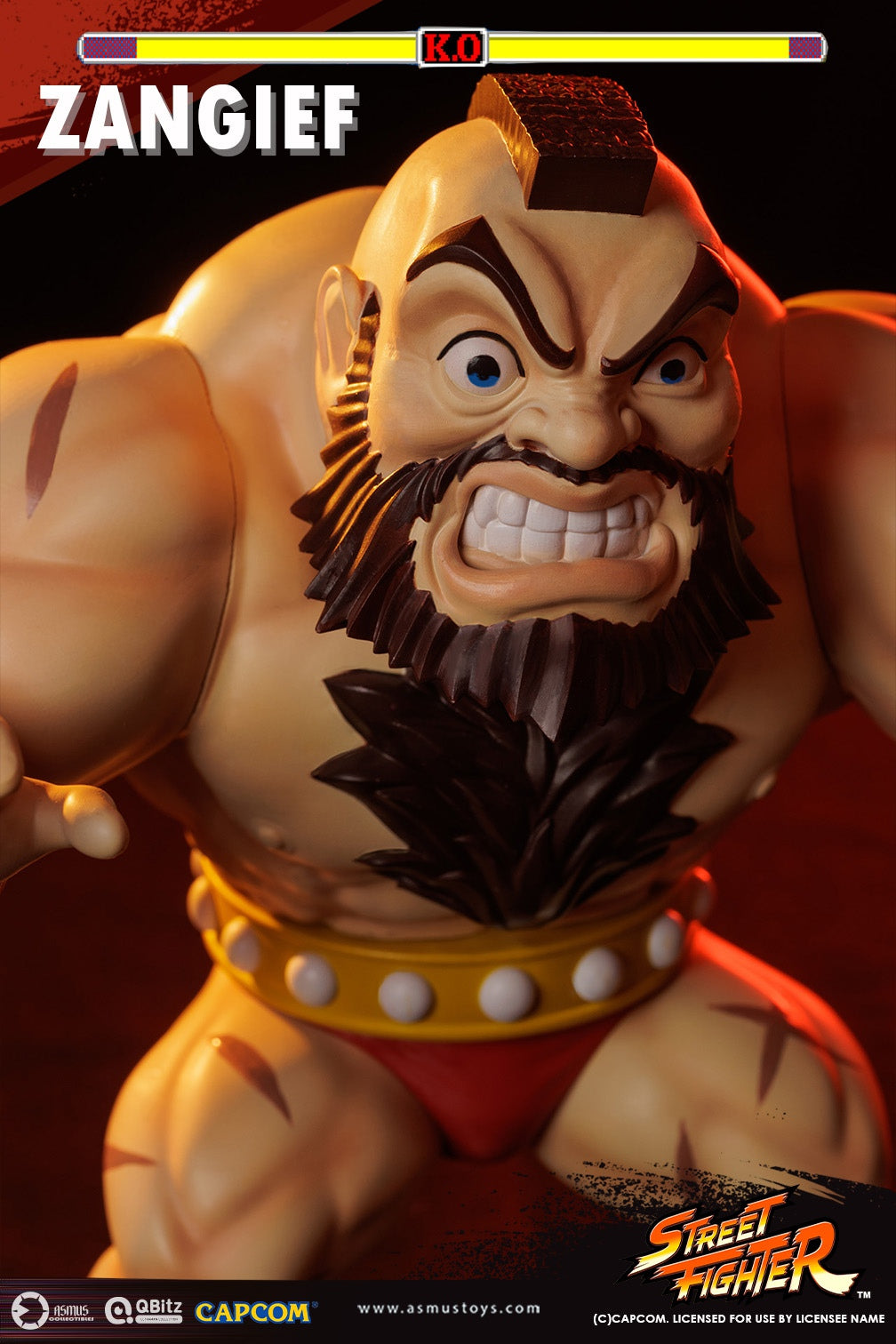 PRE-ORDER Asmus Toys - QBitz XL - Street Fighter - Zangief