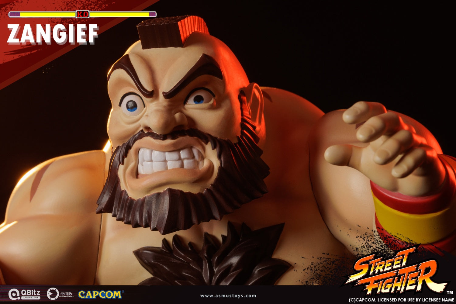 PRE-ORDER Asmus Toys - QBitz XL - Street Fighter - Zangief