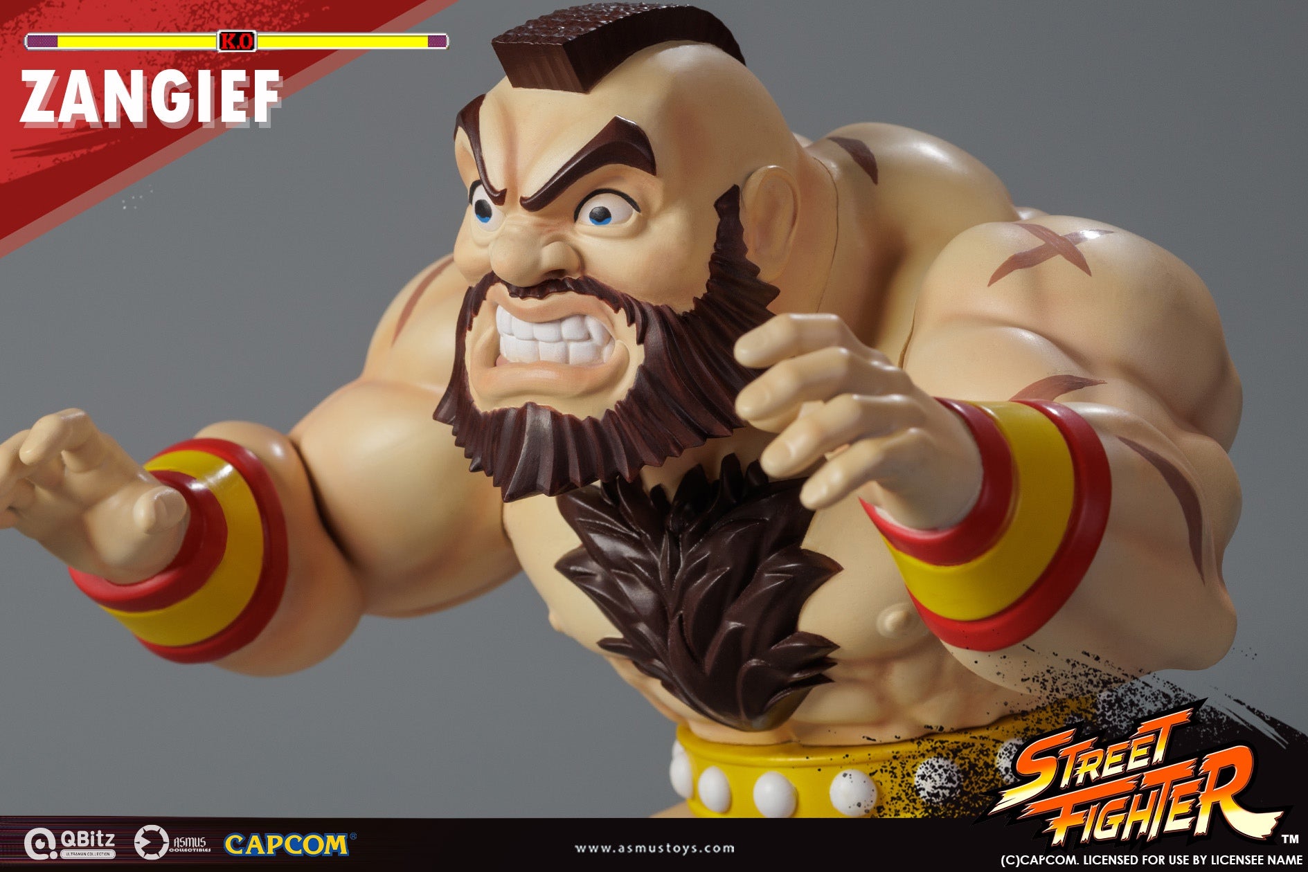 PRE-ORDER Asmus Toys - QBitz XL - Street Fighter - Zangief