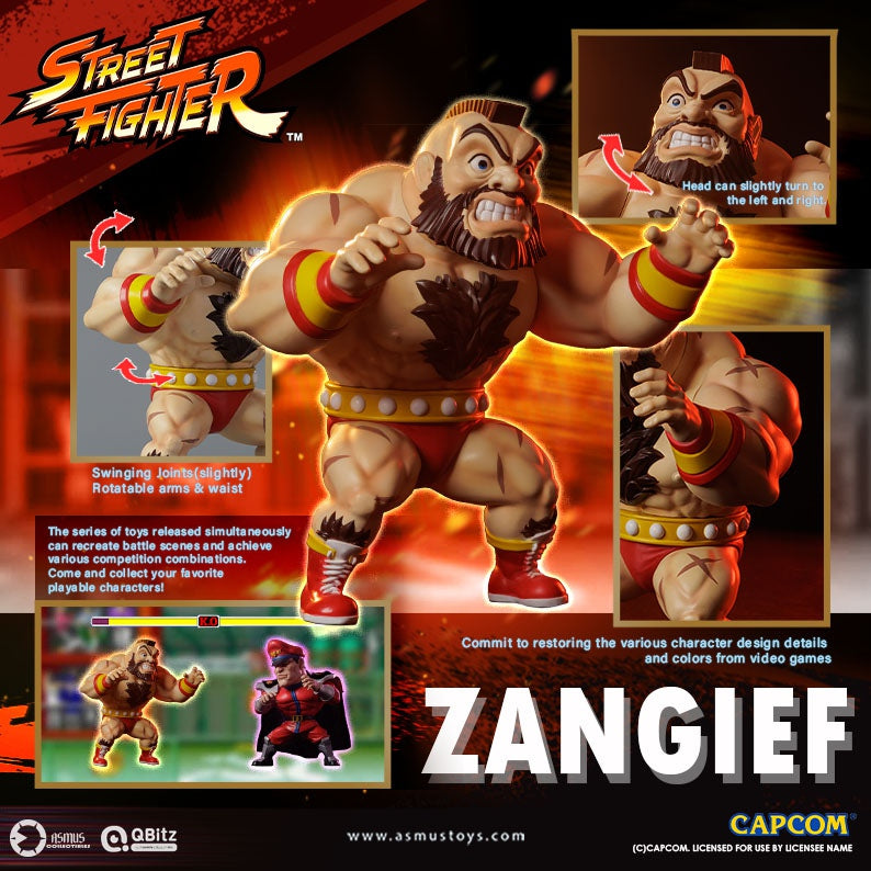 PRE-ORDER Asmus Toys - QBitz XL - Street Fighter - Zangief