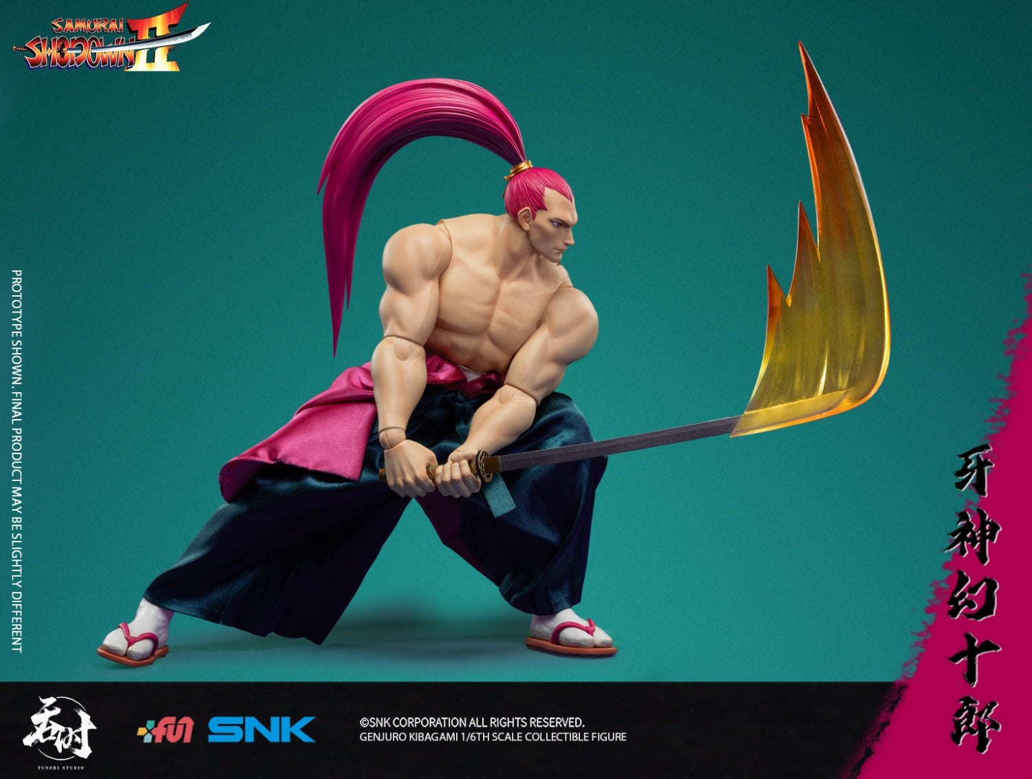 PRE-ORDER Tunshi Studio - SAMURAI SHODOWN II – Genjuro Kibagami 1/6
