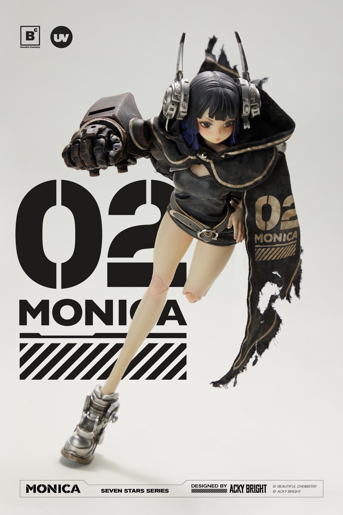 PRE-ORDER Underverse - Beautiful Chemistry x Acky Bright Seven Stars Series No.02 - Monica 1/6