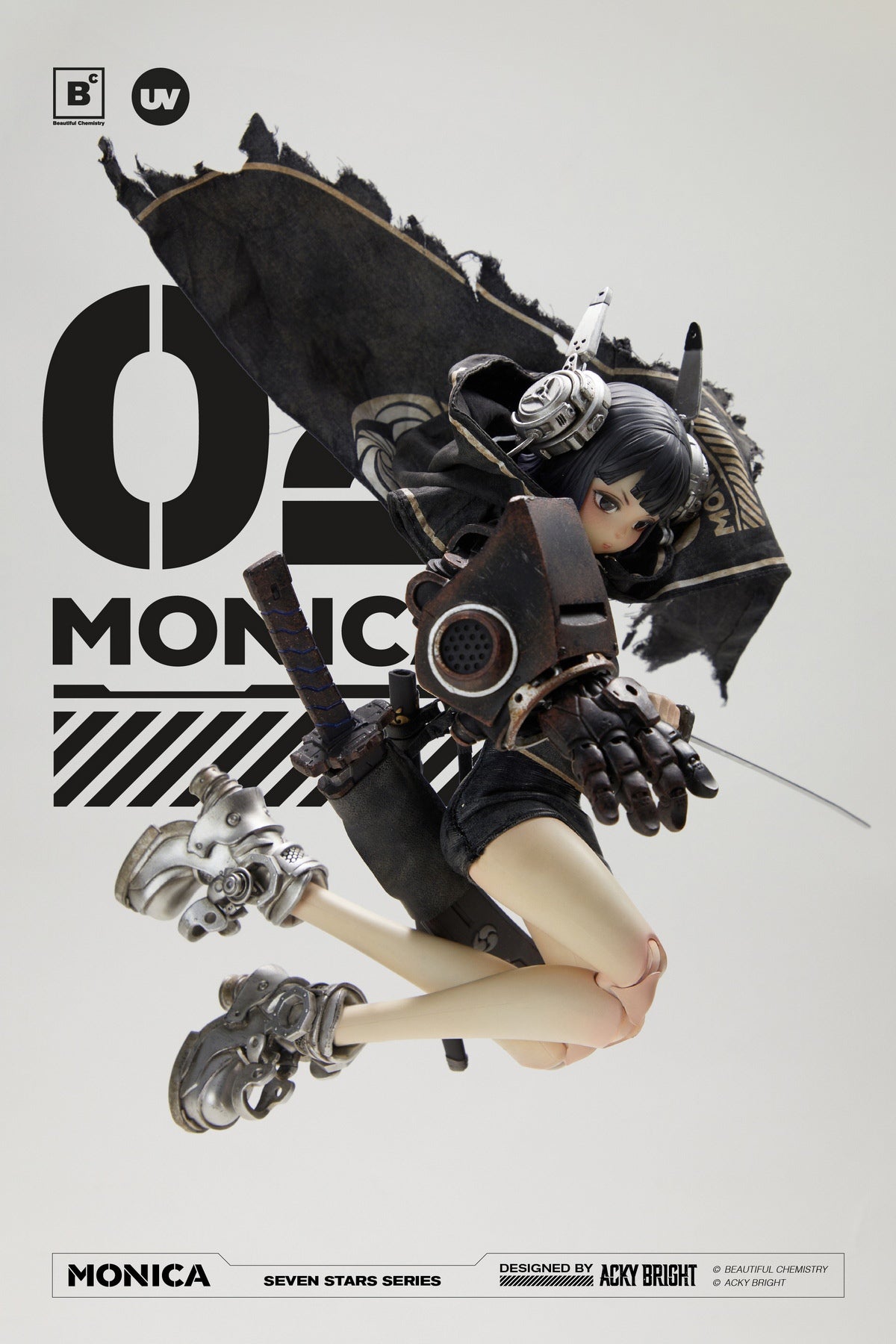 PRE-ORDER Underverse - Beautiful Chemistry x Acky Bright Seven Stars Series No.02 - Monica 1/6