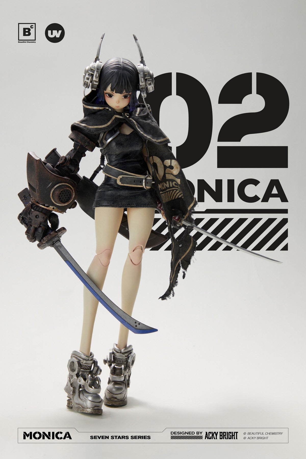 PRE-ORDER Underverse - Beautiful Chemistry x Acky Bright Seven Stars Series No.02 - Monica 1/6