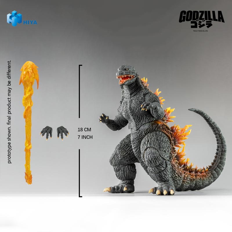 PRE-ORDER Hiya Toys - Exquisite Basic - Godzilla 2000: Millennium (1999) - Godzilla: Radiation Heat Ray Ver.