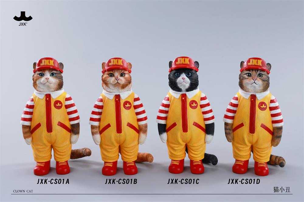 PRE-ORDER JXK - Clown Cat Static Animal: A