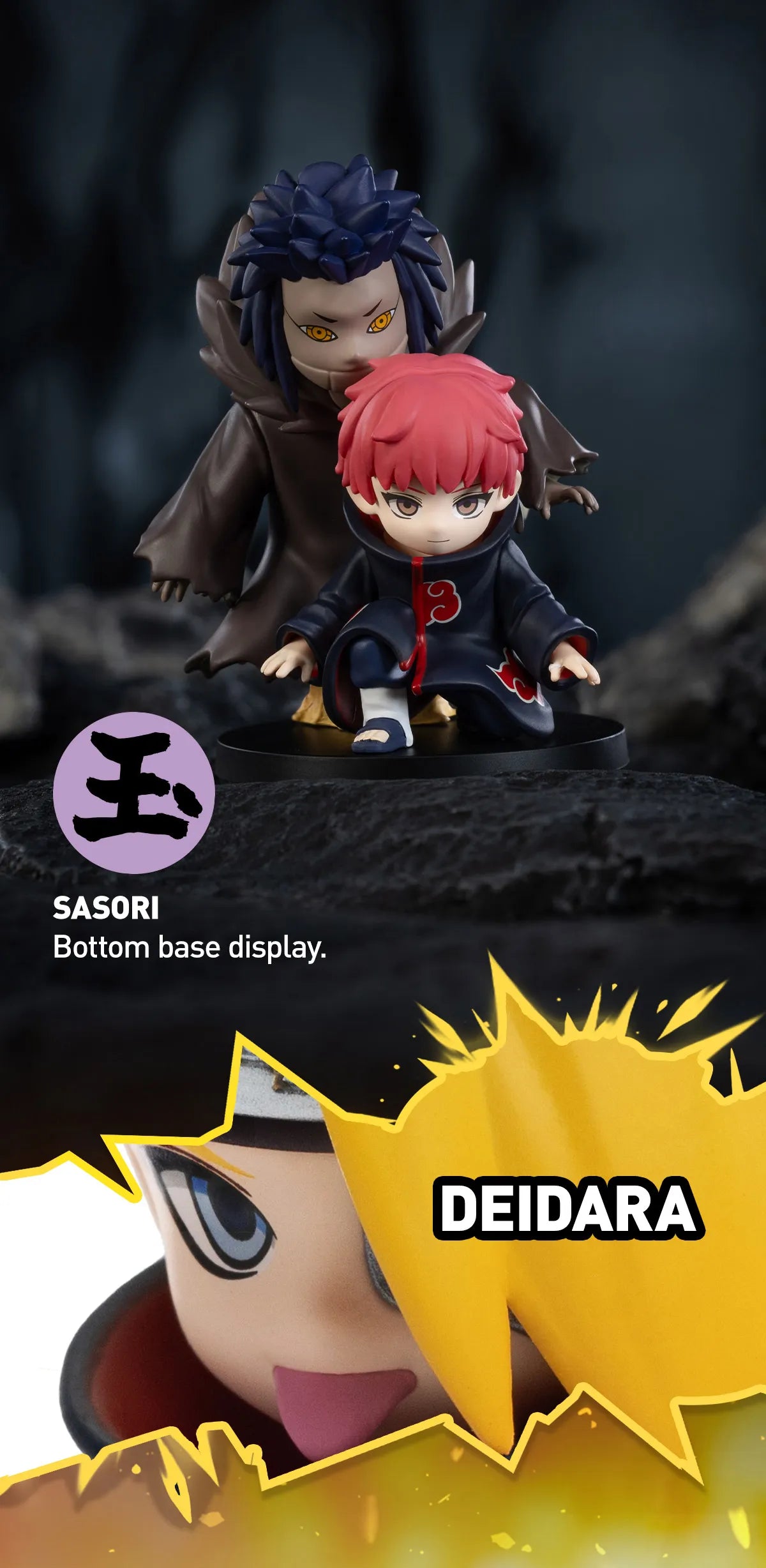 SPECIAL ORDER POP MART x GONG - Naruto Shippuden Series - Battle Against Akatsuki Themed Figure
