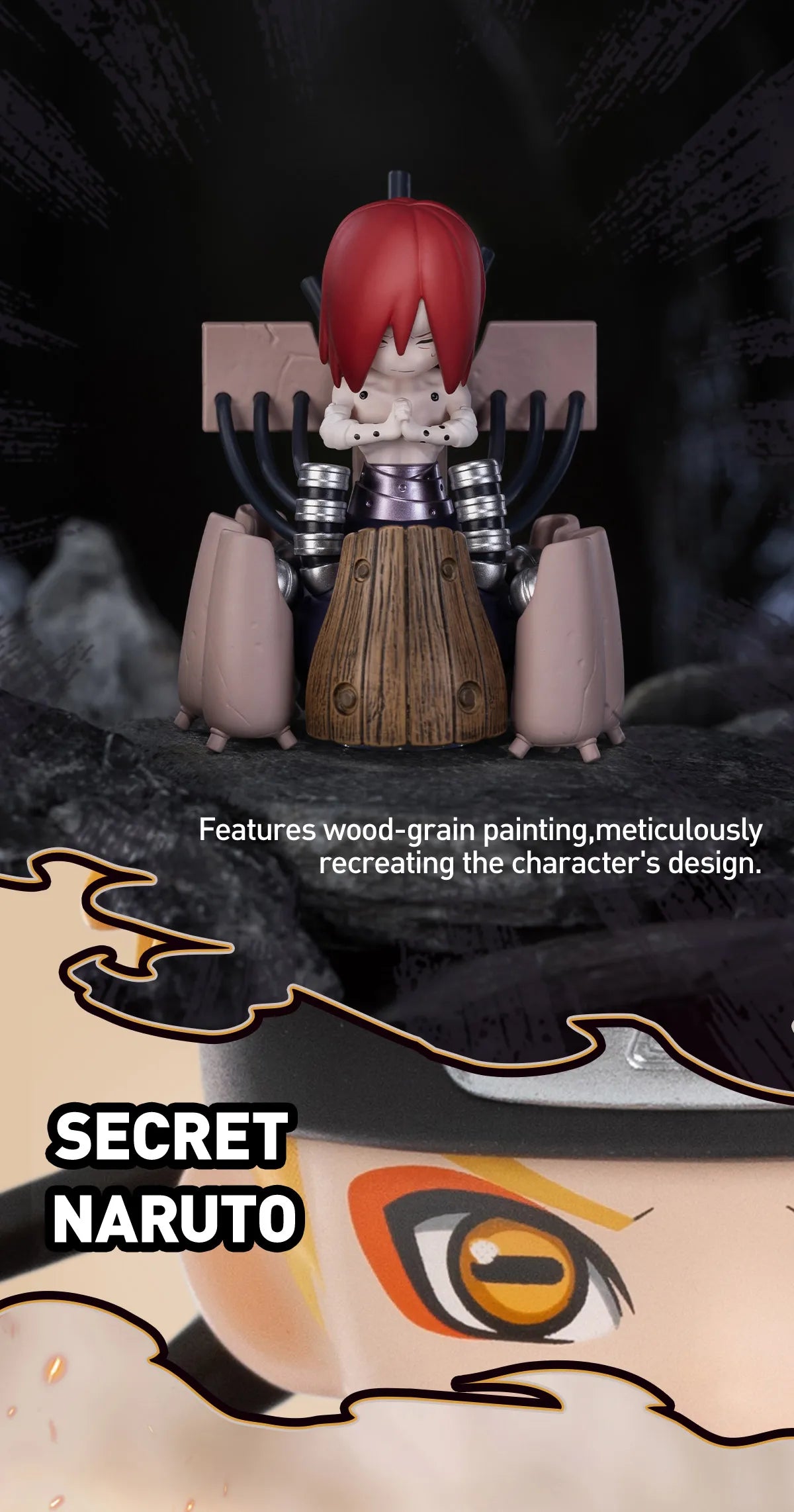 SPECIAL ORDER POP MART x GONG - Naruto Shippuden Series - Battle Against Akatsuki Themed Figure