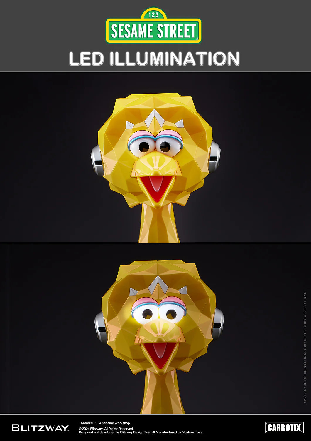 PRE-ORDER Blitzway - CARBOTIX - Sesame Street - Big Bird