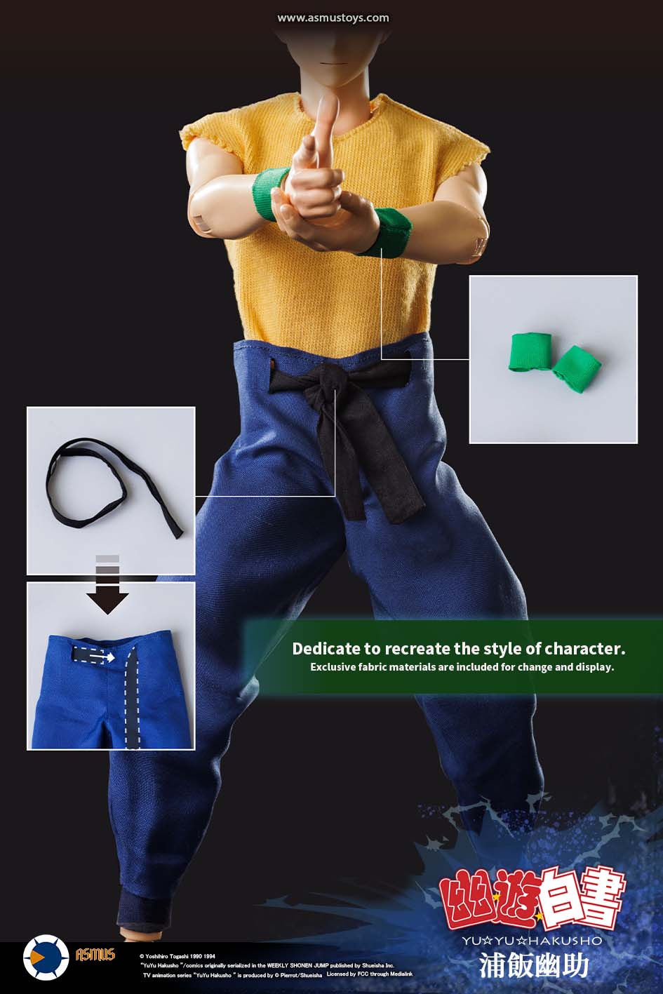 PRE-ORDER Asmus Toys - Yu Yu Hakusho - Yusuke Urameshi: Luxury Edition 1/6