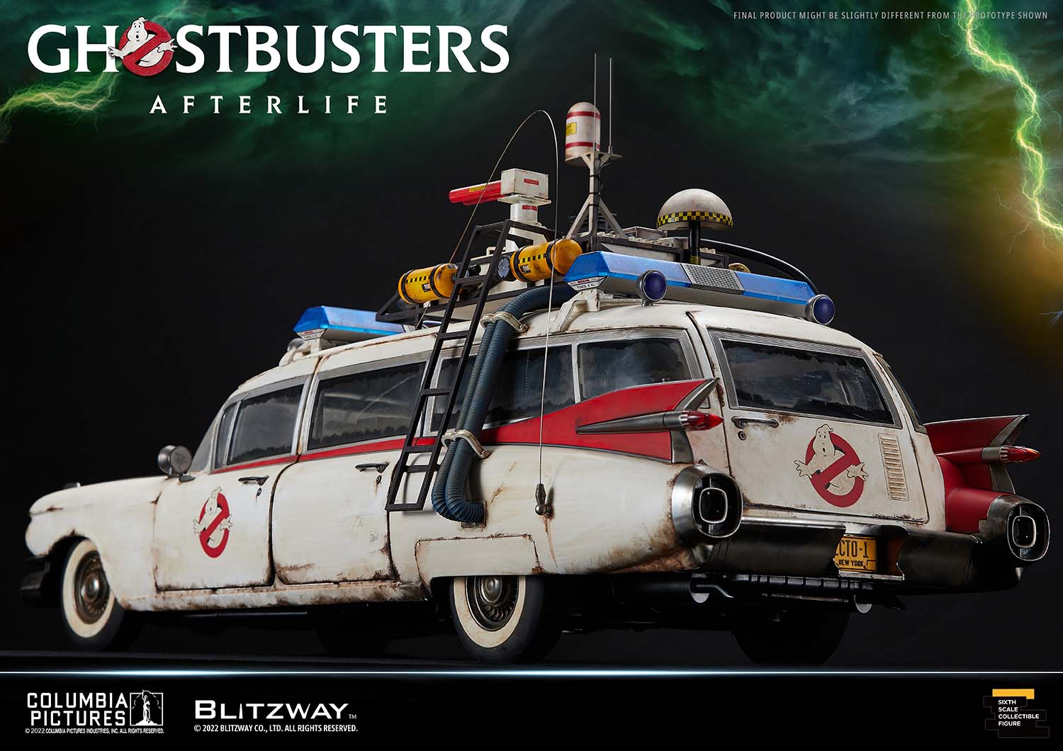 PRE-ORDER Blitzway - Ghostbuster: Afterlife - Ecto-1 1/6