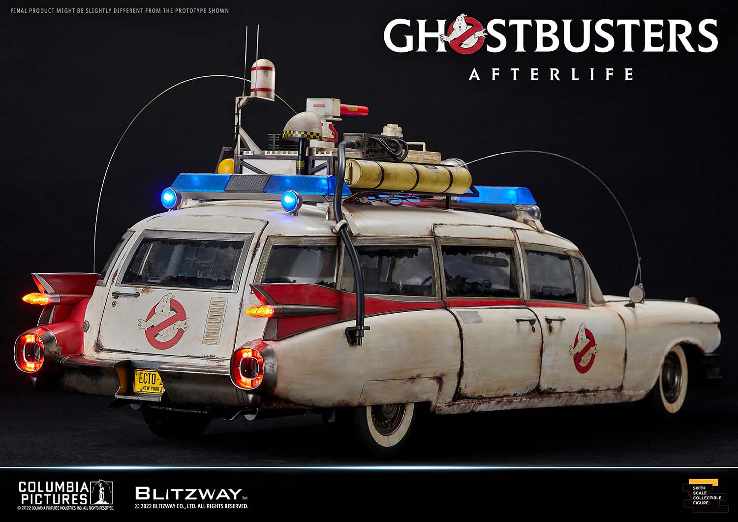 PRE-ORDER Blitzway - Ghostbuster: Afterlife - Ecto-1 1/6