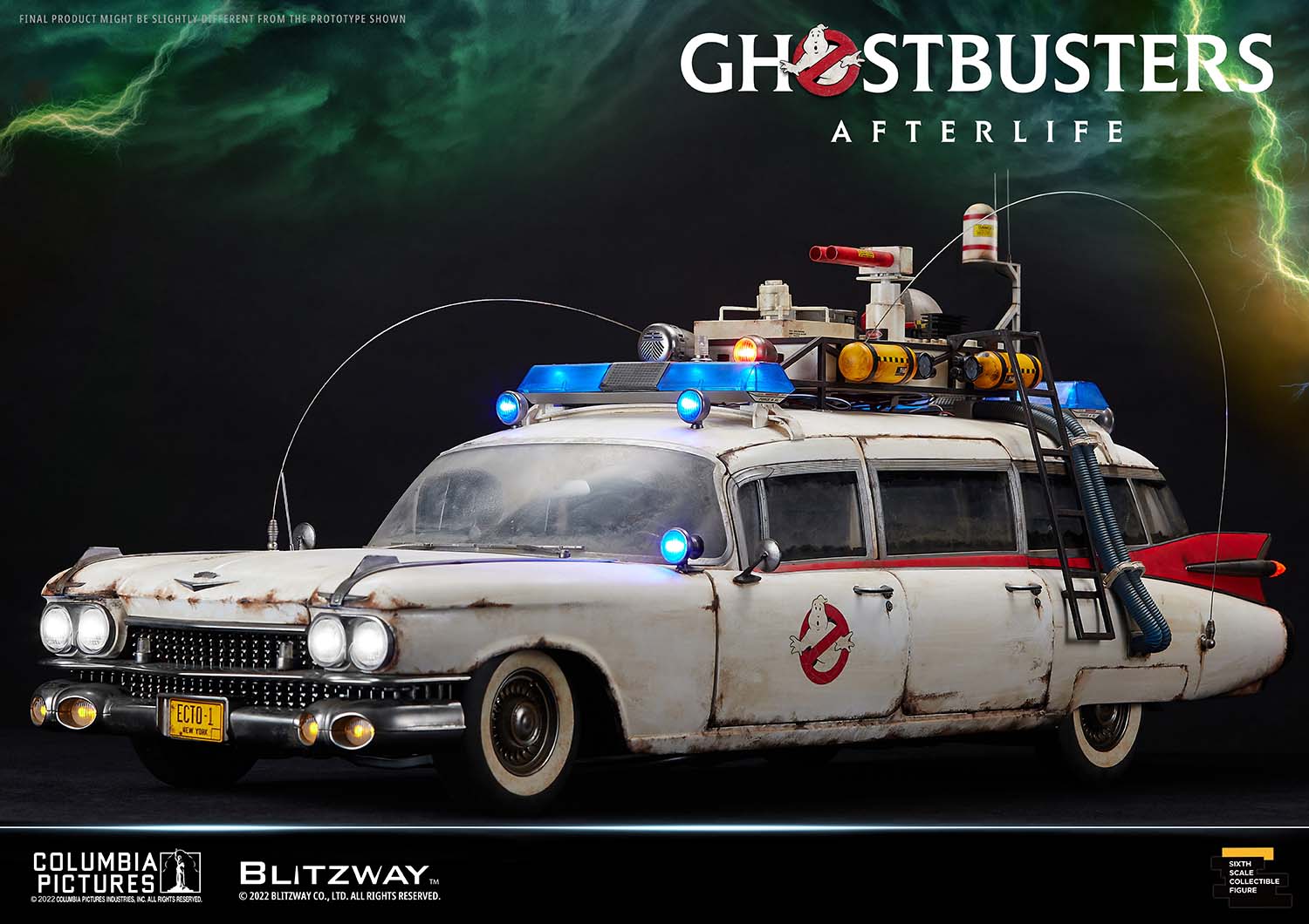 PRE-ORDER Blitzway - Ghostbuster: Afterlife - Ecto-1 1/6