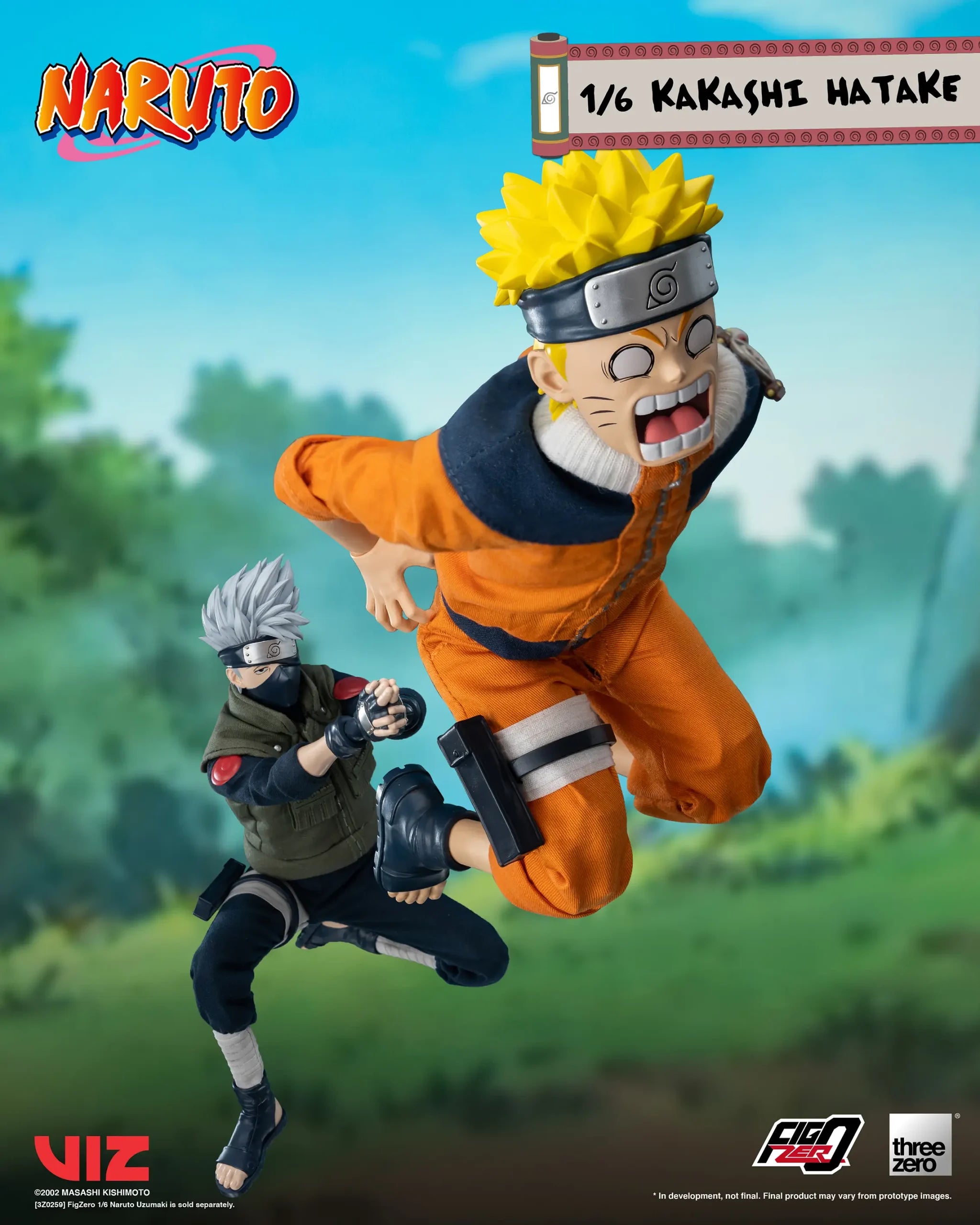 PRE-ORDER threezero - FigZero - Naruto - Kakashi Hatake 1/6