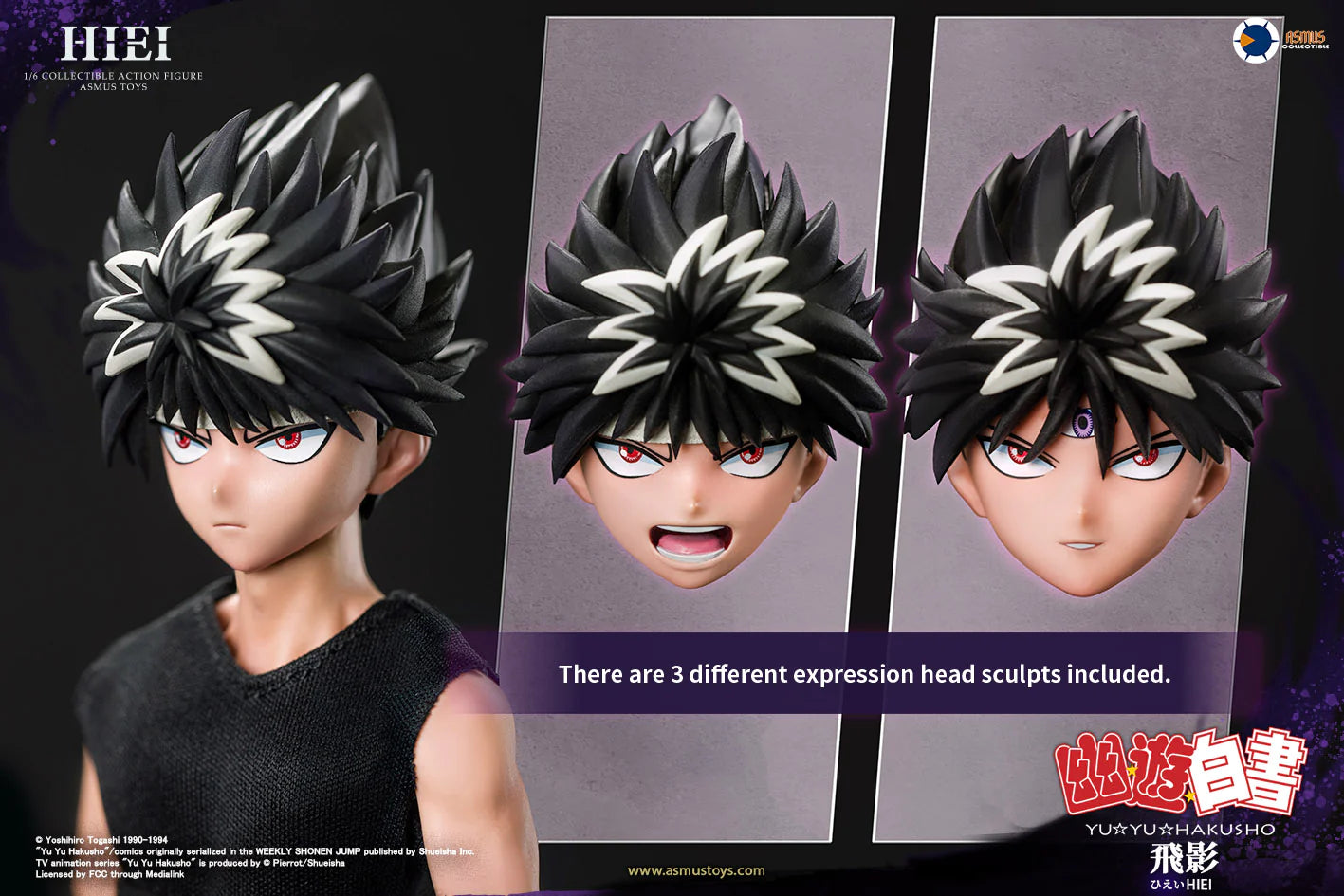 PRE-ORDER Asmus Toys - Yu Yu Hakusho - Hiei 1/6