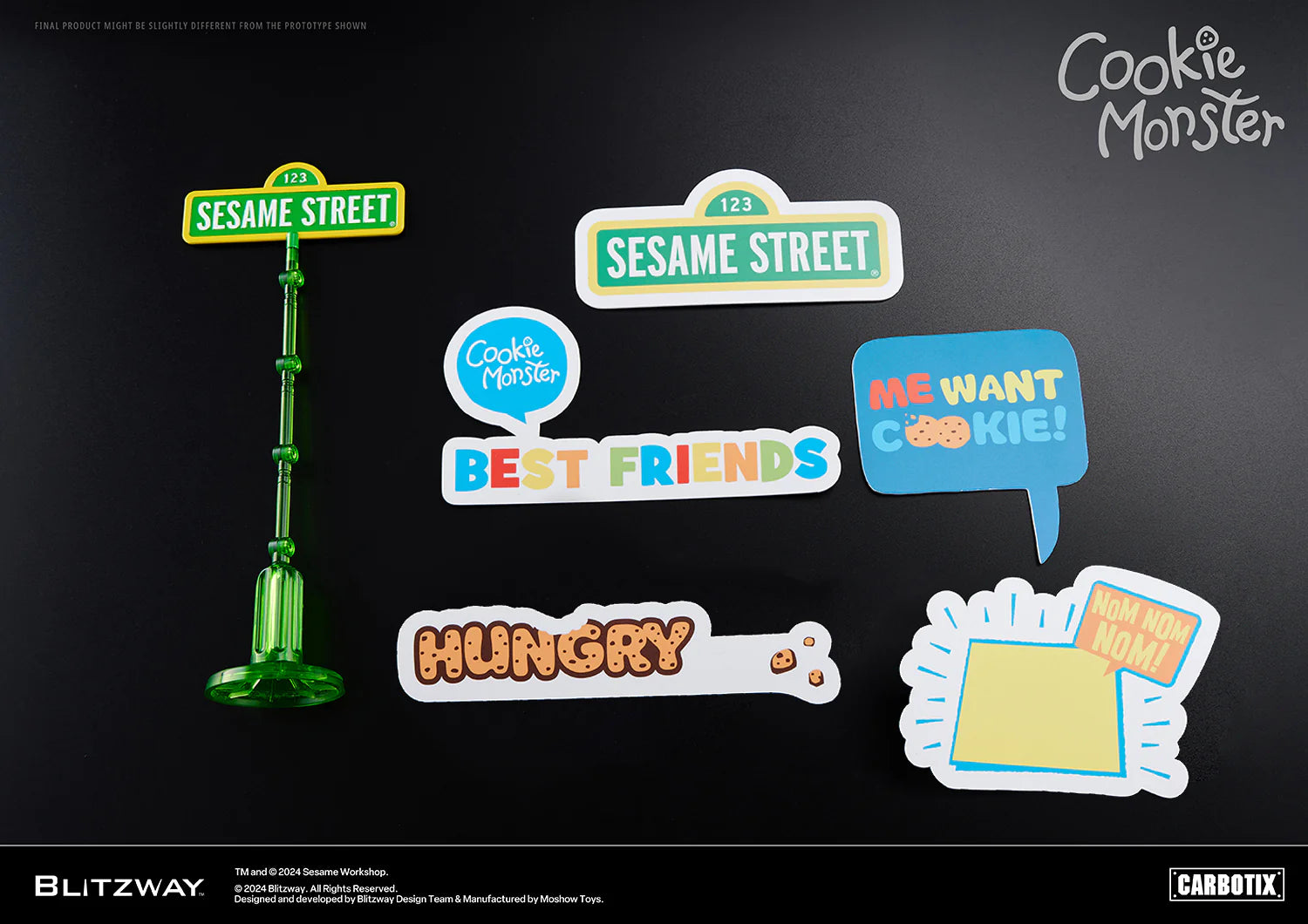 PRE-ORDER Blitzway - CARBOTIX - Sesame Street - Cookie Monster