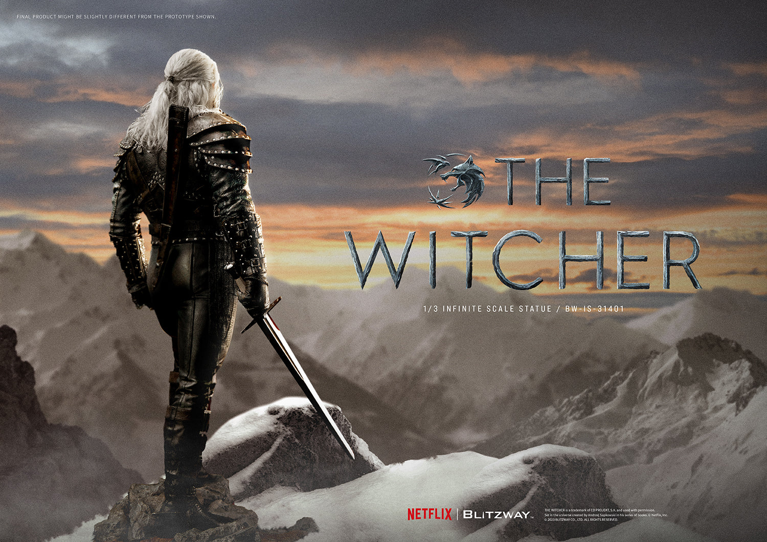 PRE-ORDER The Witcher - Geralt of Rivia 1/3