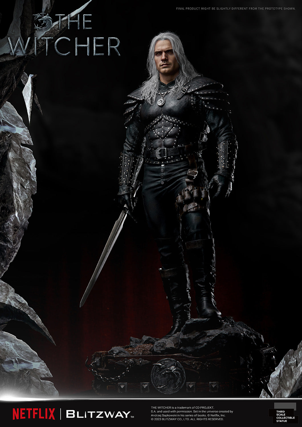 PRE-ORDER The Witcher - Geralt of Rivia 1/3