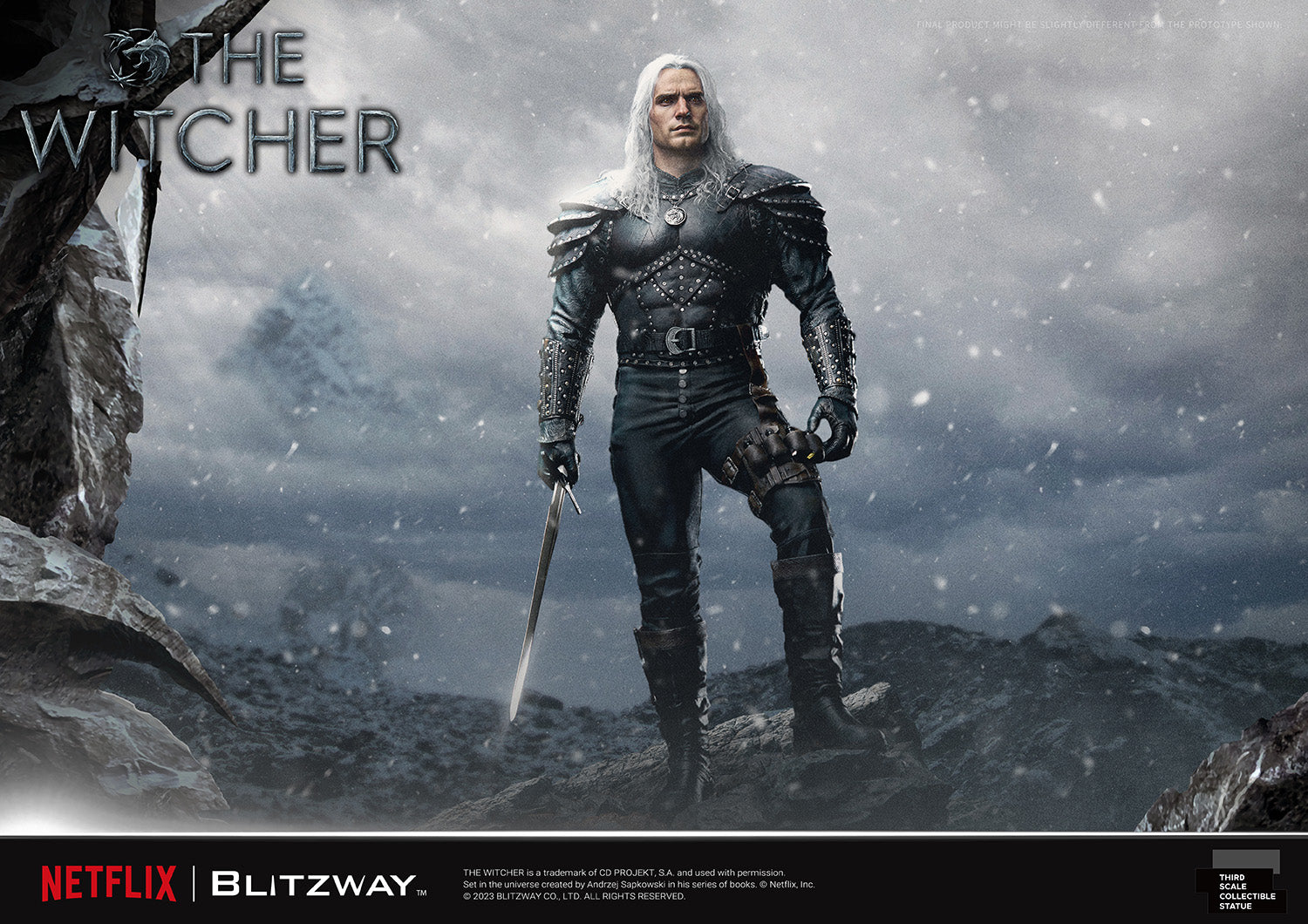PRE-ORDER The Witcher - Geralt of Rivia 1/3