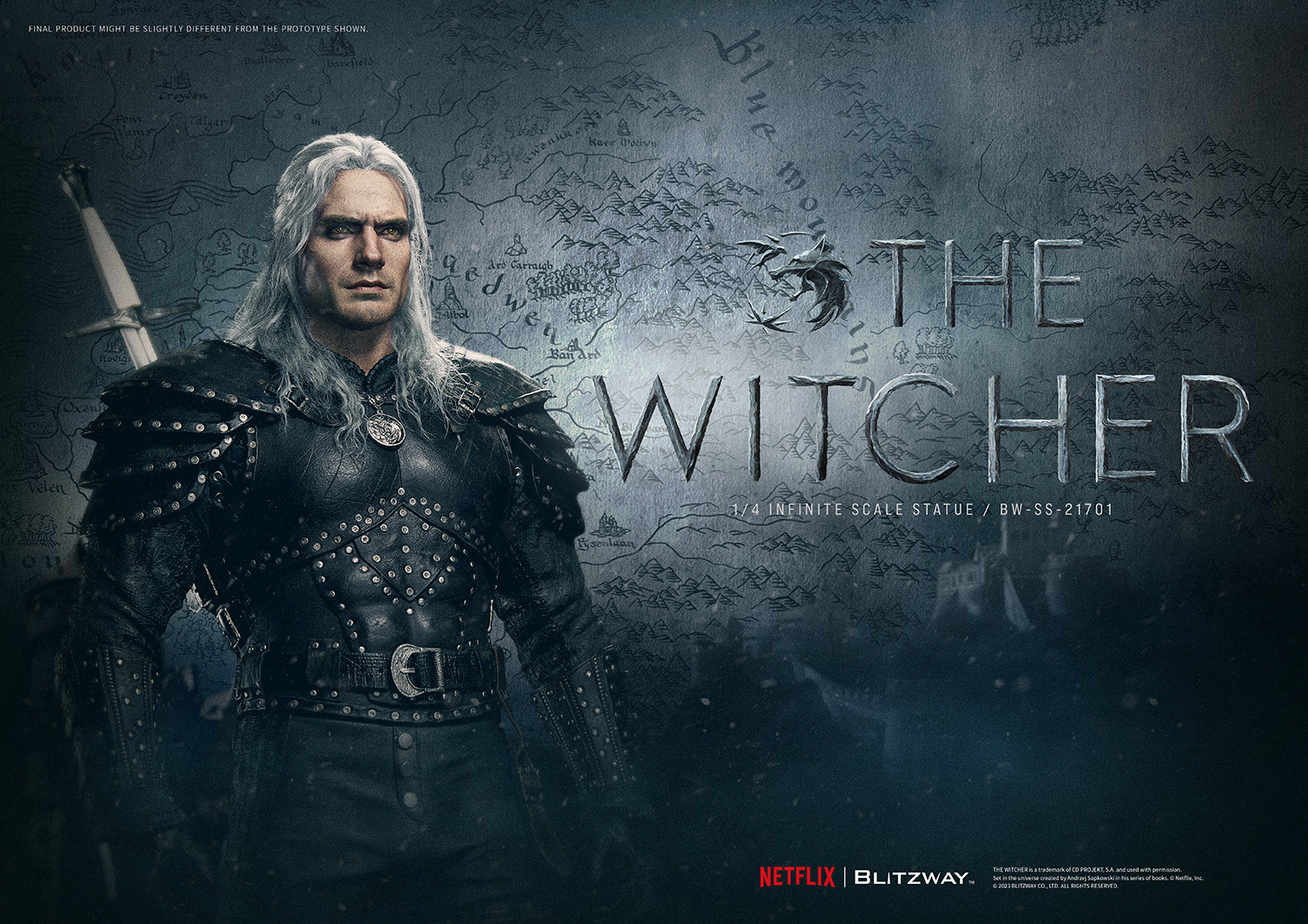 PRE-ORDER The Witcher - Geralt of Rivia 1/4