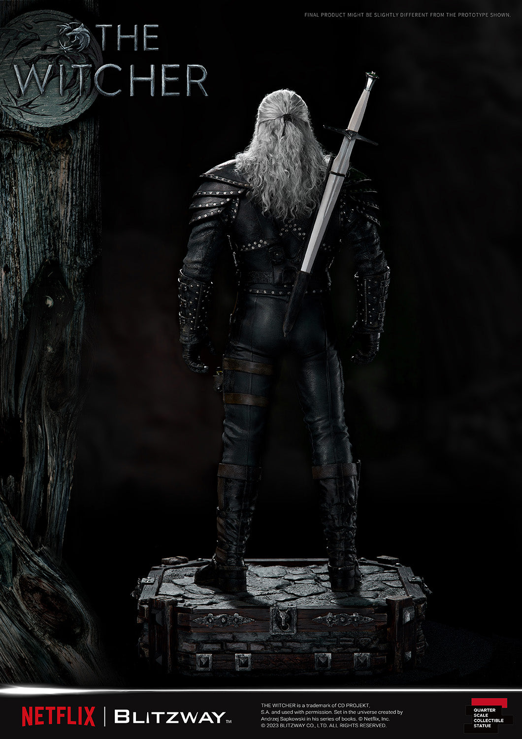 PRE-ORDER The Witcher - Geralt of Rivia 1/4