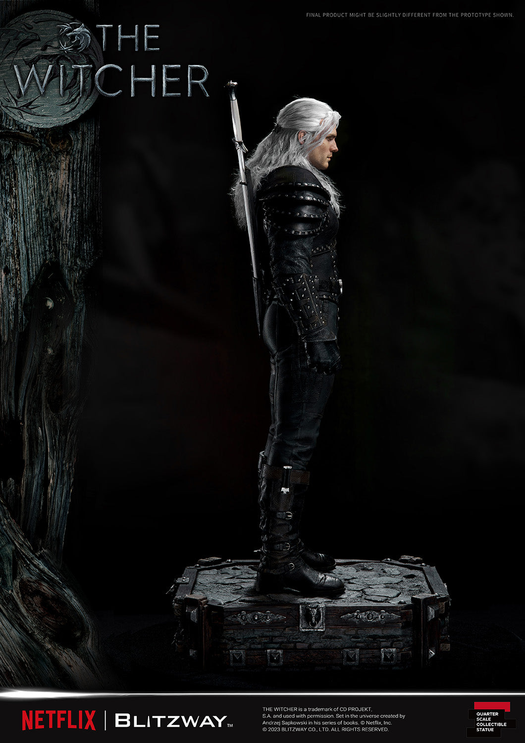 PRE-ORDER The Witcher - Geralt of Rivia 1/4
