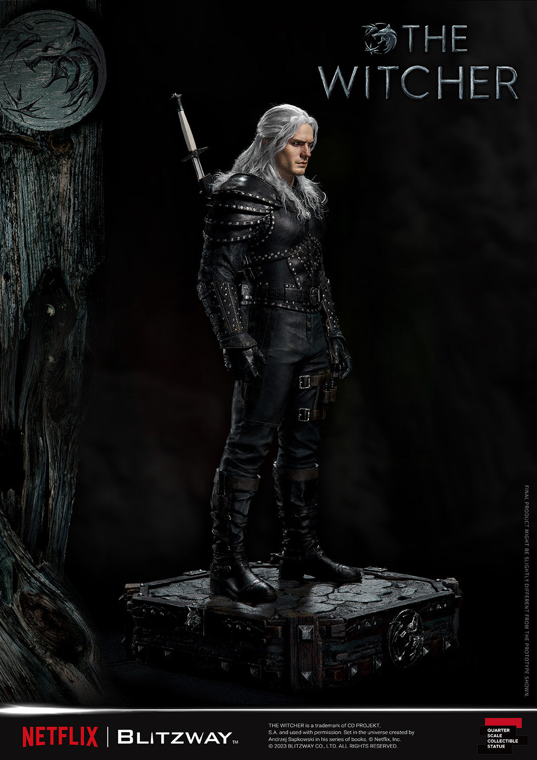 PRE-ORDER The Witcher - Geralt of Rivia 1/4