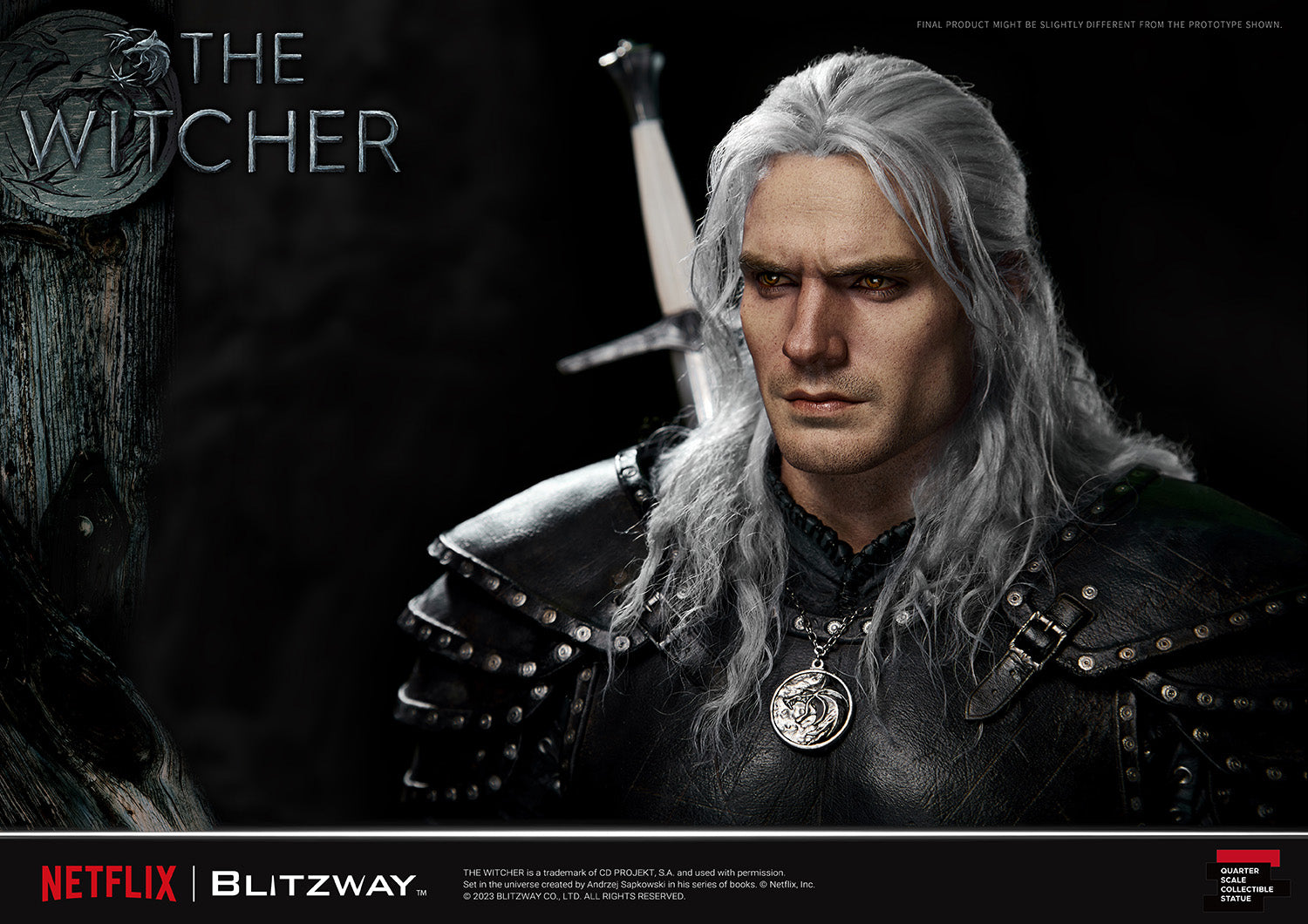 PRE-ORDER The Witcher - Geralt of Rivia 1/4
