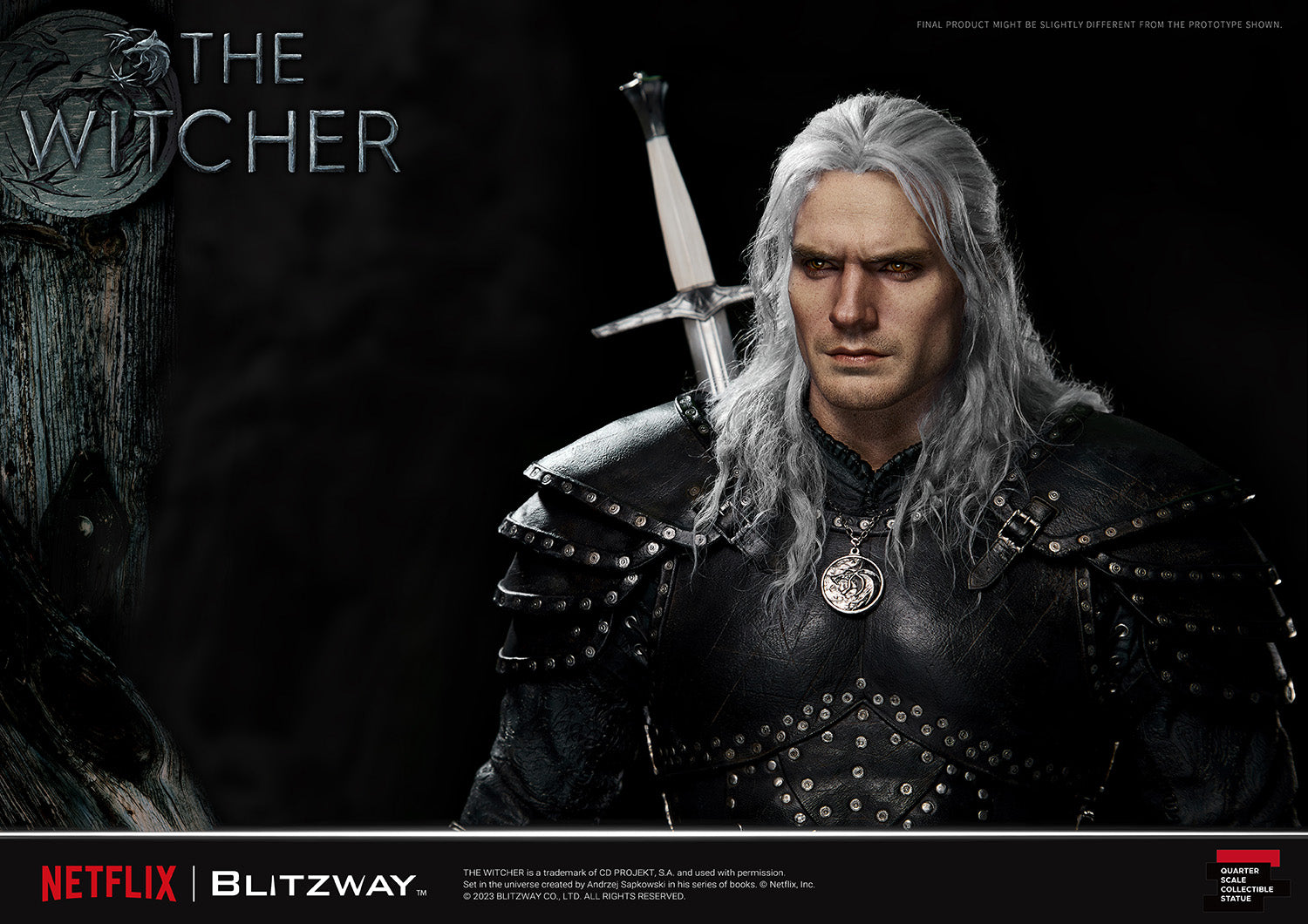 PRE-ORDER The Witcher - Geralt of Rivia 1/4