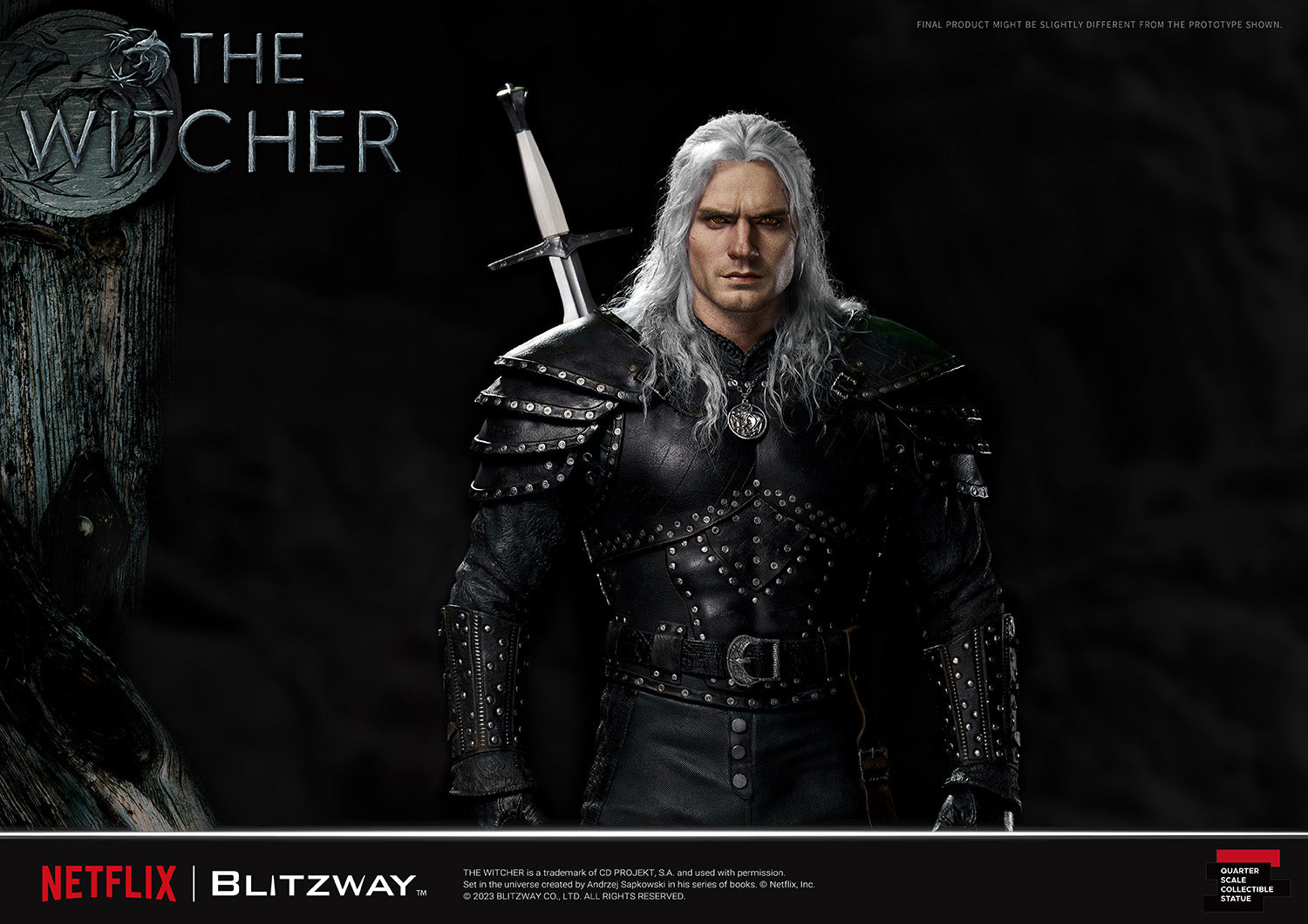 PRE-ORDER The Witcher - Geralt of Rivia 1/4