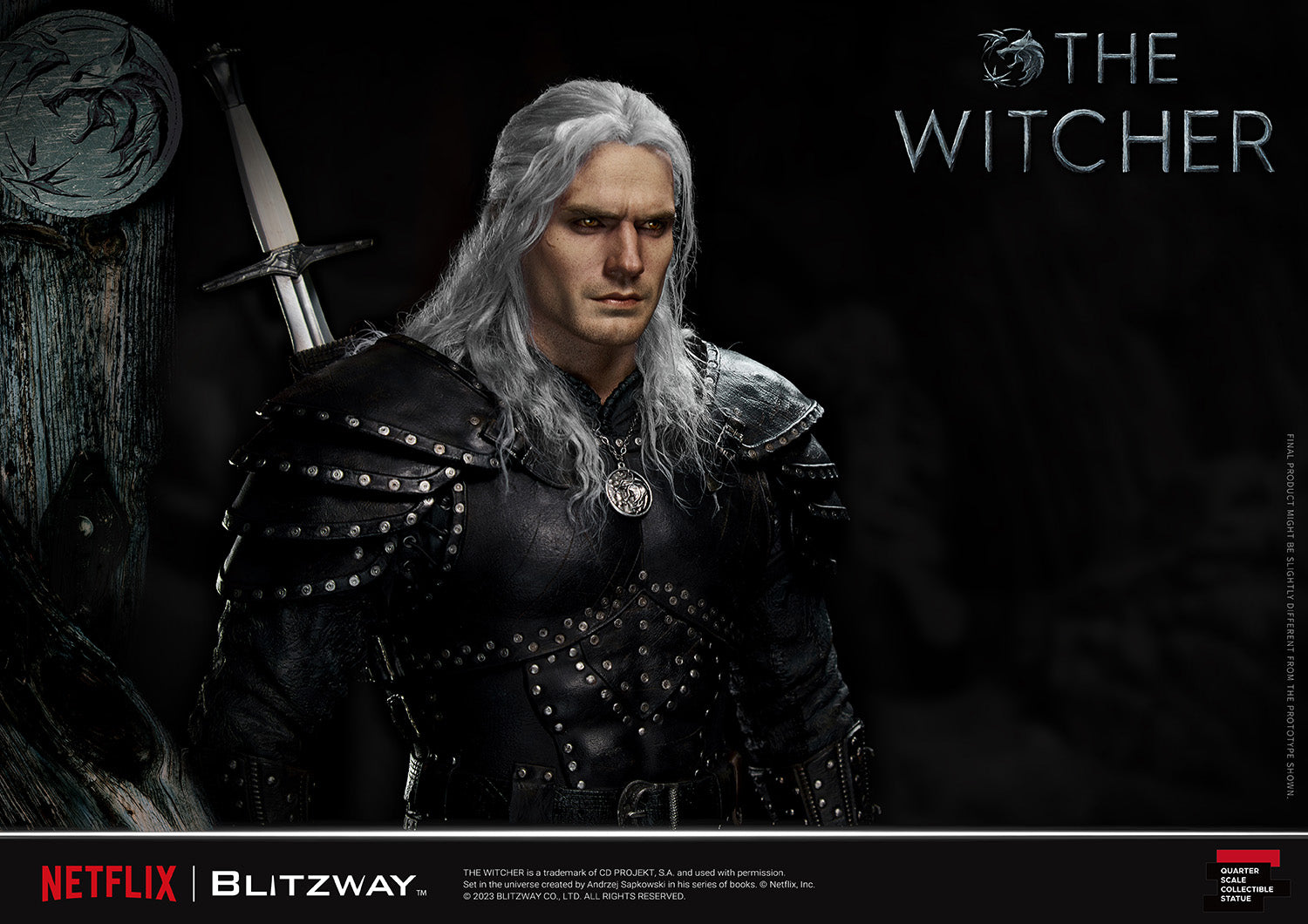 PRE-ORDER The Witcher - Geralt of Rivia 1/4