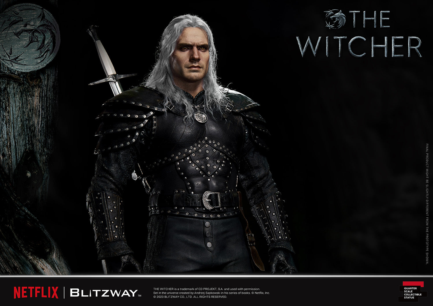 PRE-ORDER The Witcher - Geralt of Rivia 1/4