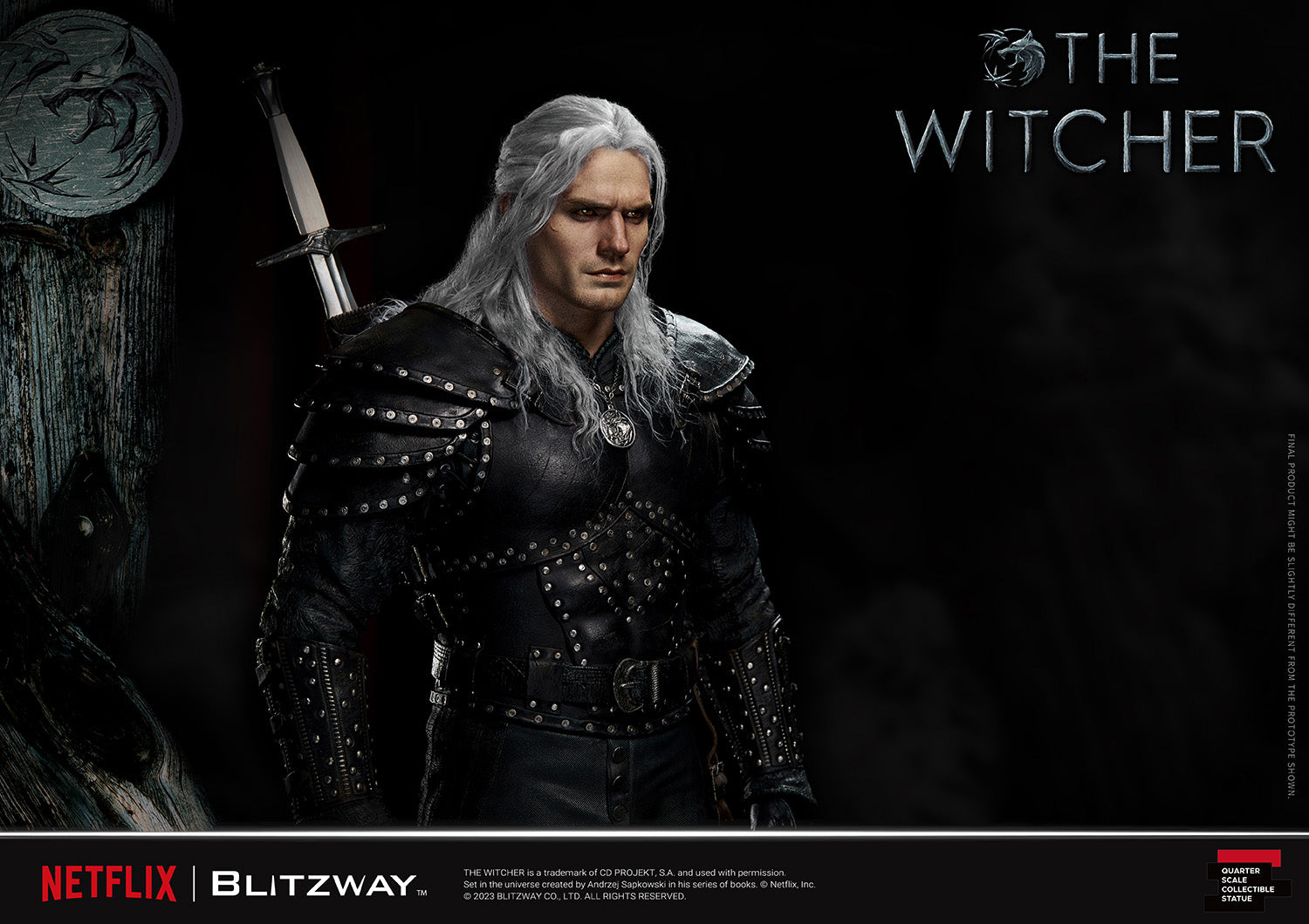 PRE-ORDER The Witcher - Geralt of Rivia 1/4