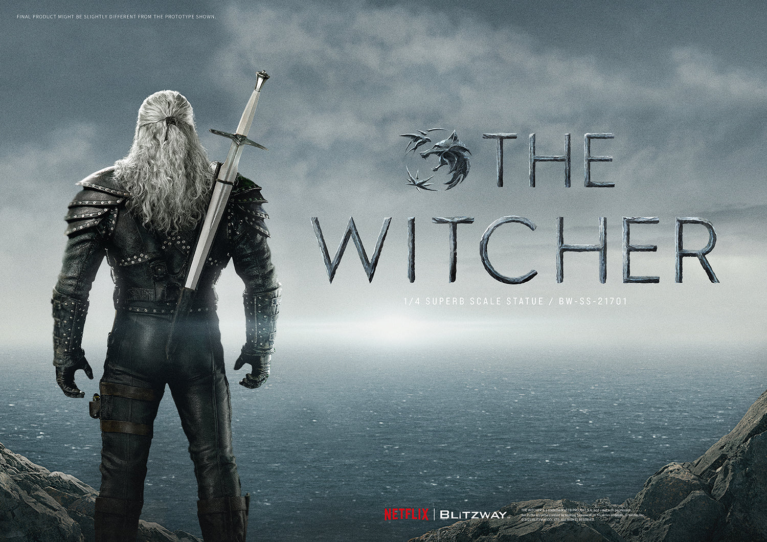 PRE-ORDER The Witcher - Geralt of Rivia 1/4