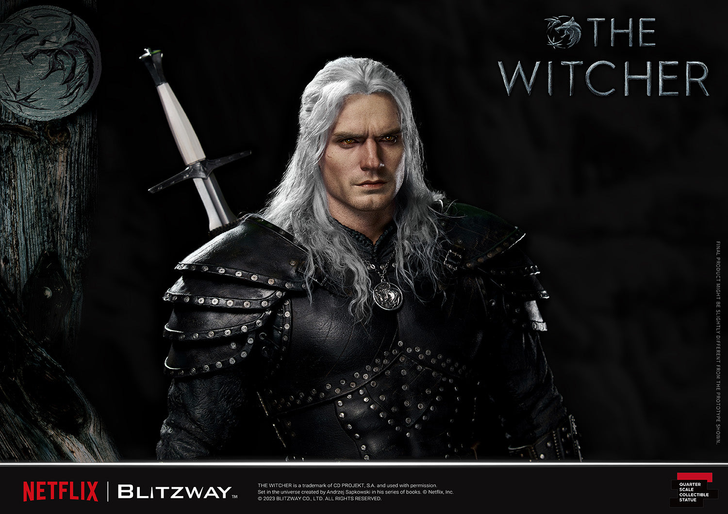 PRE-ORDER The Witcher - Geralt of Rivia 1/4