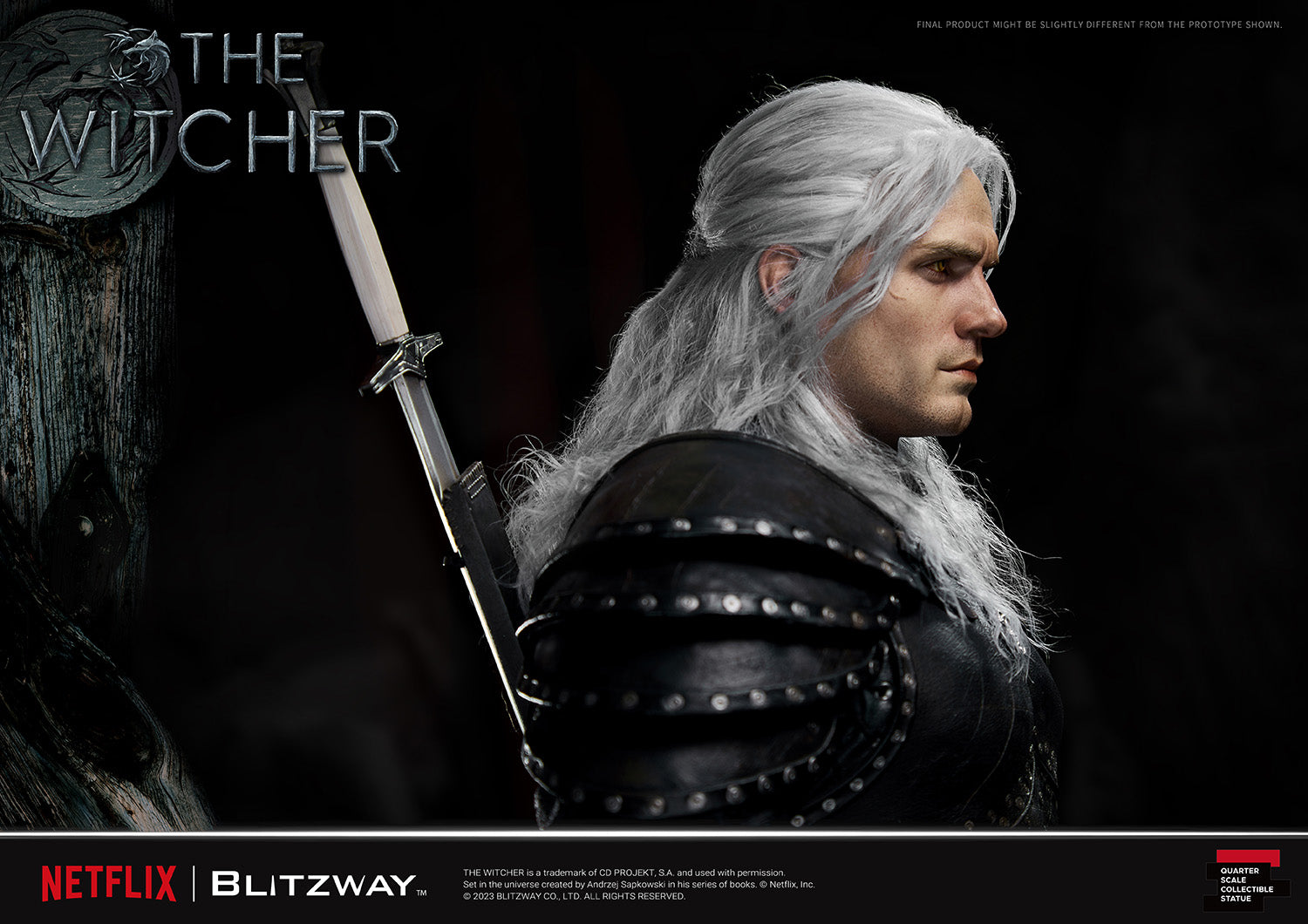 PRE-ORDER The Witcher - Geralt of Rivia 1/4