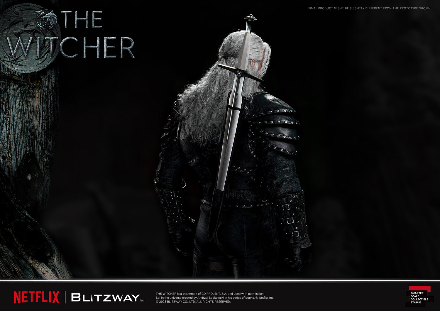 PRE-ORDER The Witcher - Geralt of Rivia 1/4