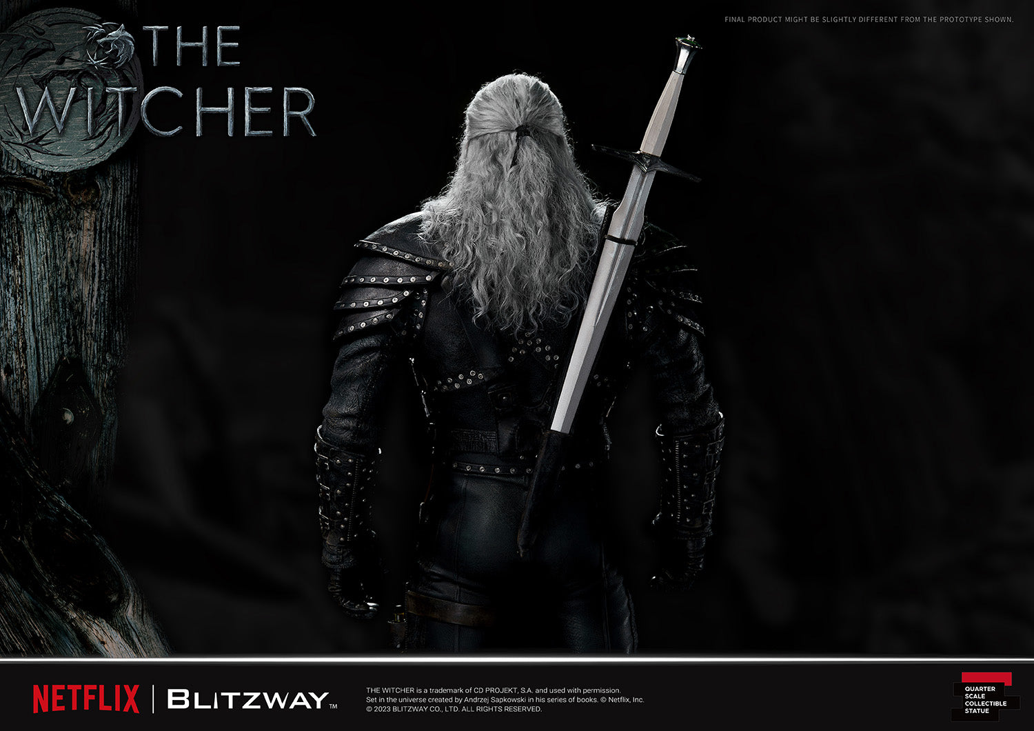 PRE-ORDER The Witcher - Geralt of Rivia 1/4