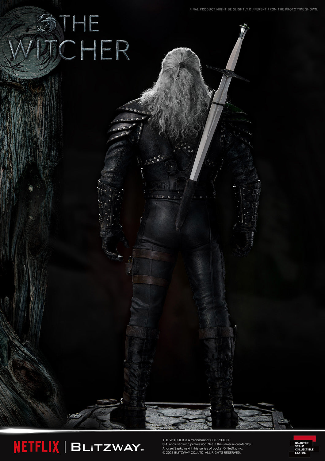 PRE-ORDER The Witcher - Geralt of Rivia 1/4