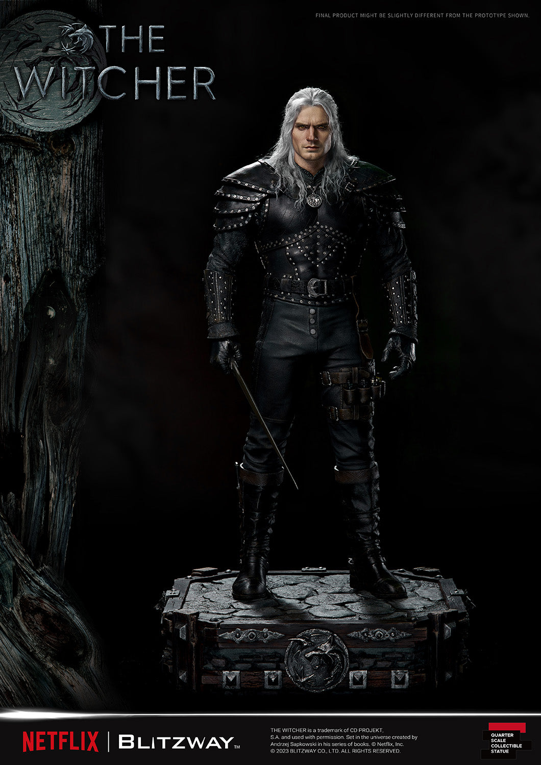 PRE-ORDER The Witcher - Geralt of Rivia 1/4