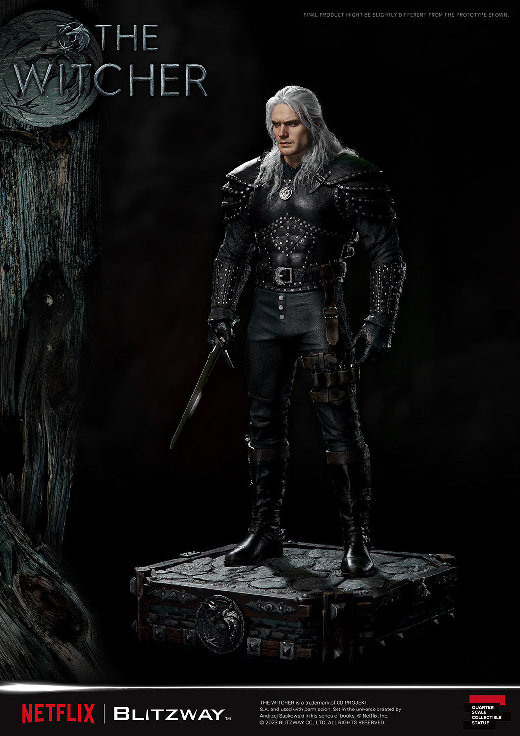 PRE-ORDER The Witcher - Geralt of Rivia 1/4