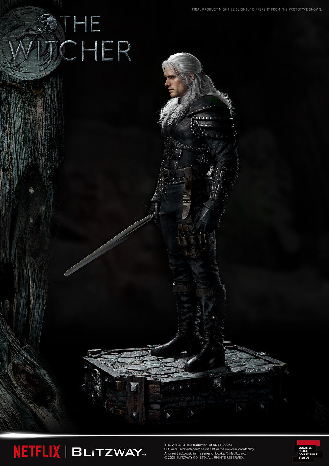 PRE-ORDER The Witcher - Geralt of Rivia 1/4