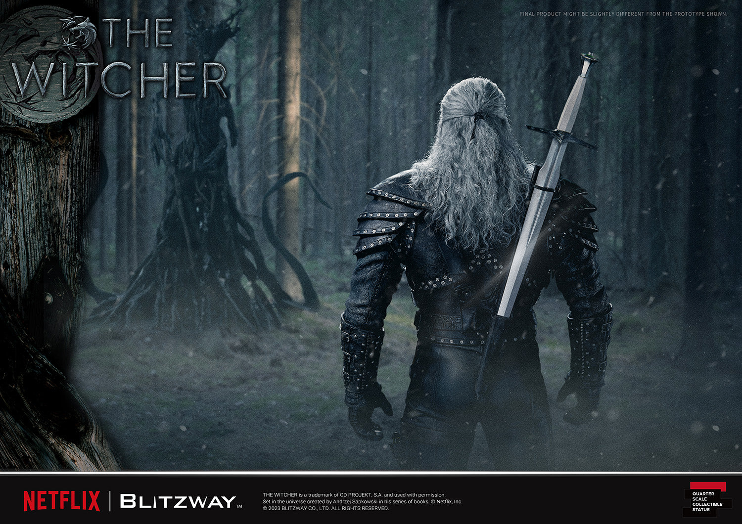 PRE-ORDER The Witcher - Geralt of Rivia 1/4