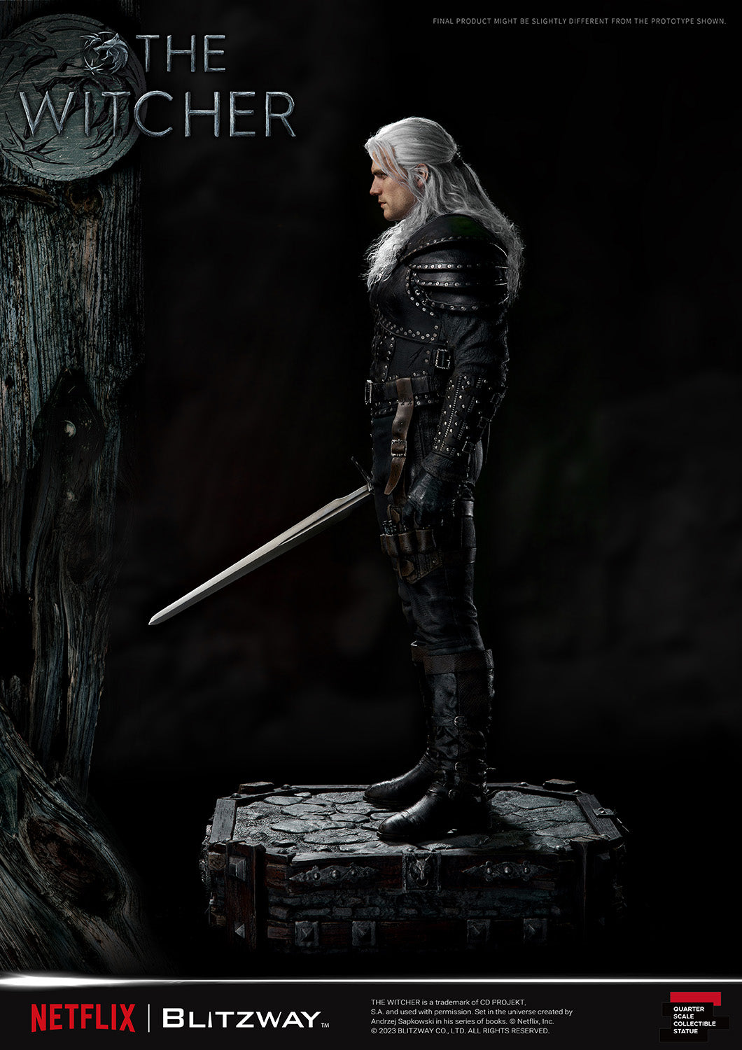 PRE-ORDER The Witcher - Geralt of Rivia 1/4