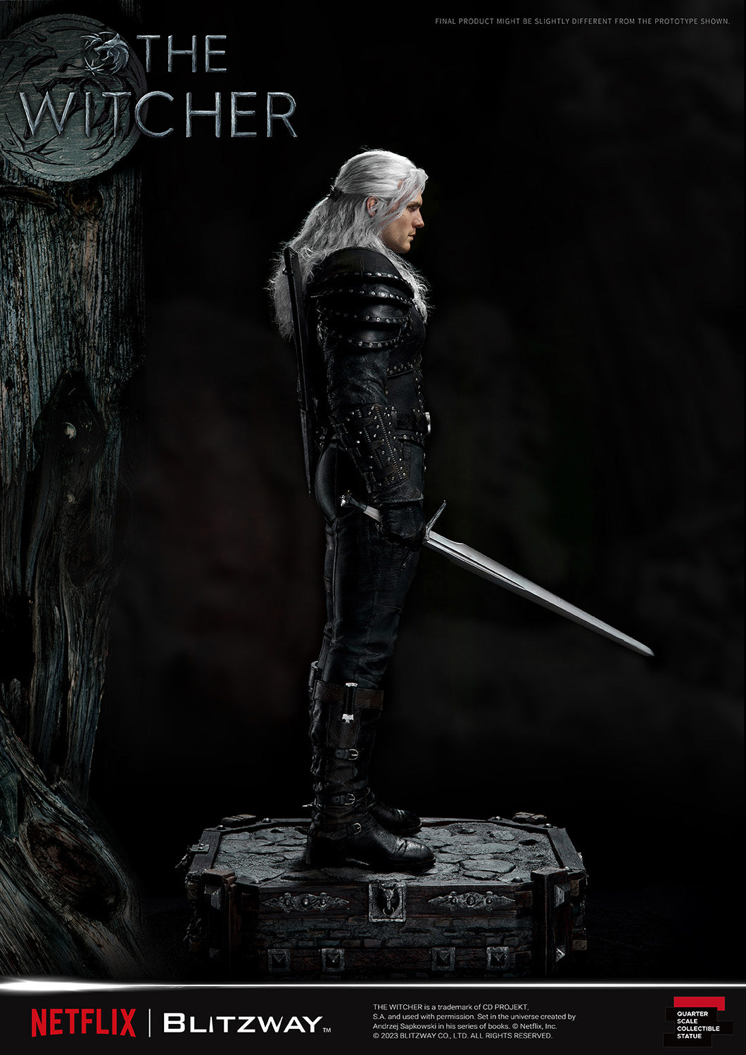 PRE-ORDER The Witcher - Geralt of Rivia 1/4