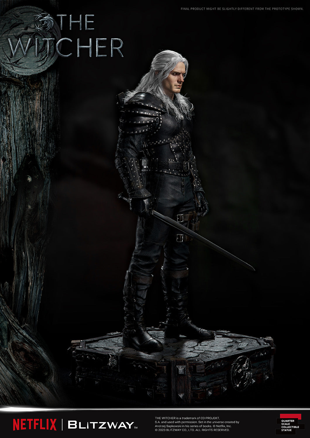 PRE-ORDER The Witcher - Geralt of Rivia 1/4