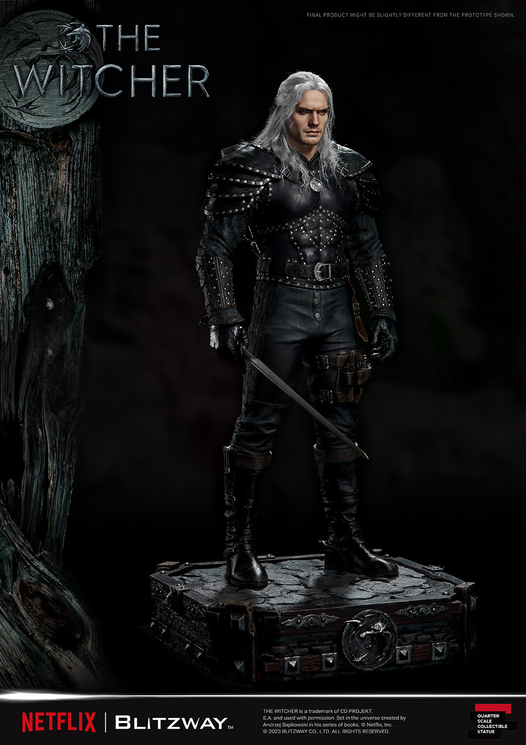 PRE-ORDER The Witcher - Geralt of Rivia 1/4
