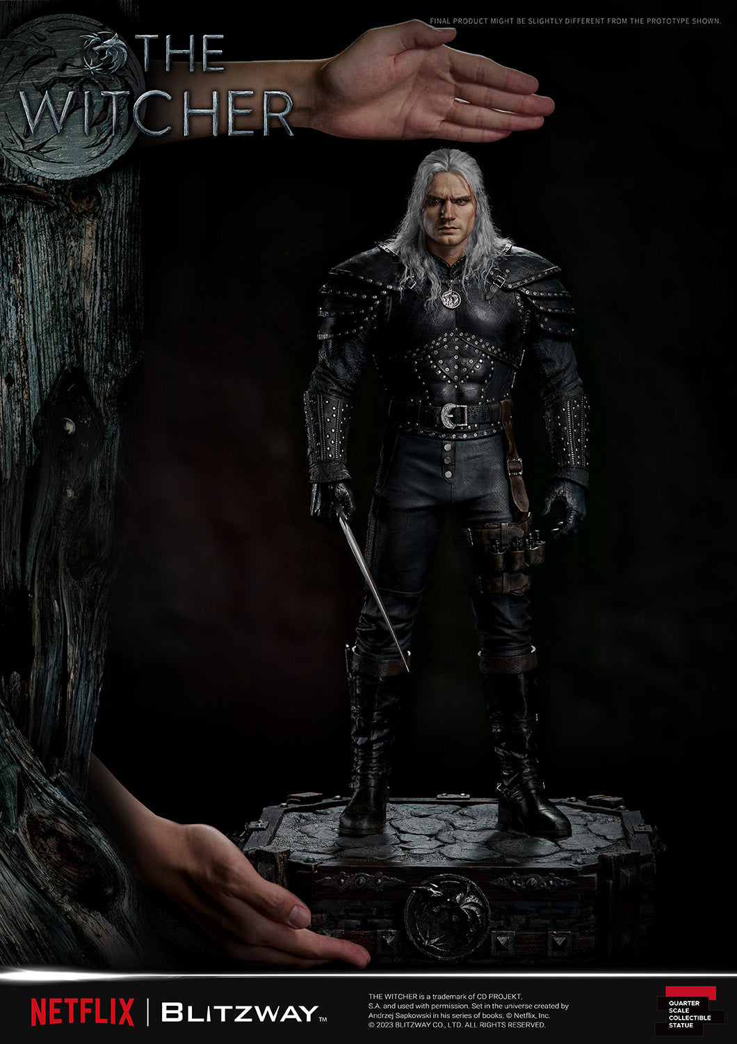 PRE-ORDER The Witcher - Geralt of Rivia 1/4