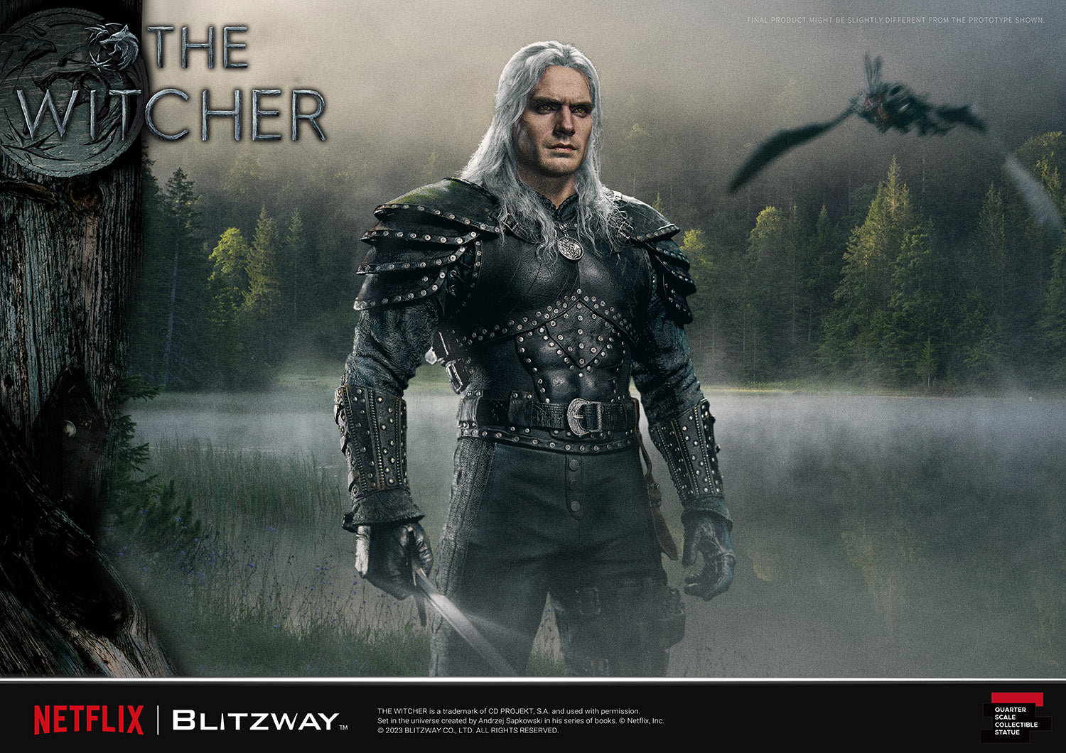 PRE-ORDER The Witcher - Geralt of Rivia 1/4