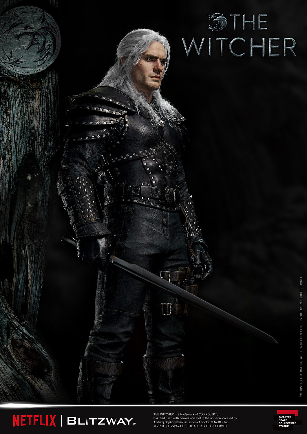 PRE-ORDER The Witcher - Geralt of Rivia 1/4